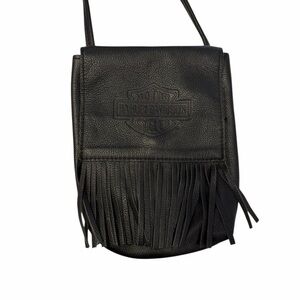 Harley-Davidson Black Fringe Crossbody Bag